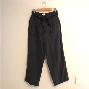 Wilfred Belted Linen Pants